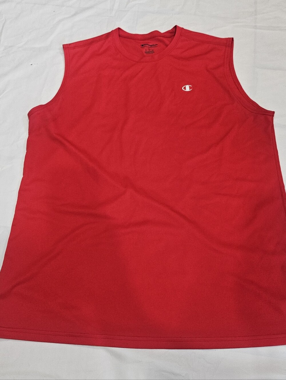 Champion Red Sleeveless Athletic Tank.Sz L
